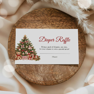 Kerstboom Luiers Raffle Baby Shower Bijlage