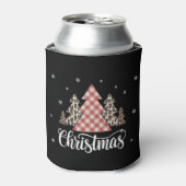 Kerstboom Luipaard Grappig Kerstmis Vakantie  Blikjeskoeler (Blikje Voorkant)
