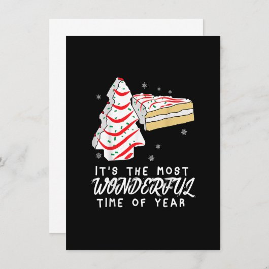 Kerstboom maakt het de mooiste tijd kaart (Voorkant / Achterkant)