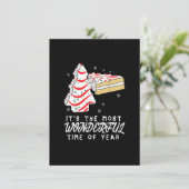 Kerstboom maakt het de mooiste tijd kaart (Staand voorkant)