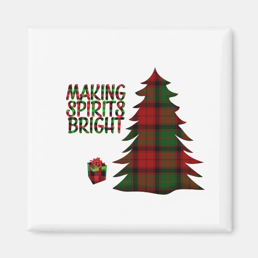 kerstboom magneet (Voorkant)