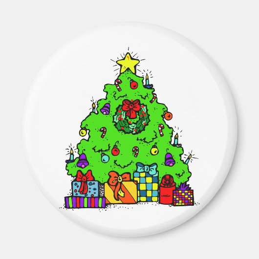 kerstboom magneet (Voorkant)