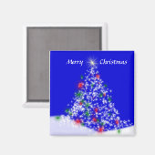 Kerstboom - Magneet (Voorkant / Achterkant)