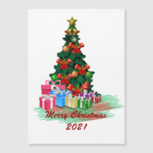 Kerstboom Magnetische Kaart