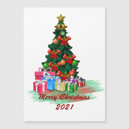 Kerstboom Magnetische Kaart