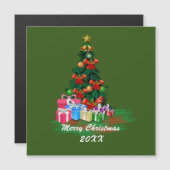 Kerstboom Magnetische Kaart (Voorkant / Achterkant)