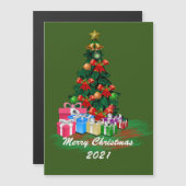 Kerstboom Magnetische Kaart (Voorkant / Achterkant)