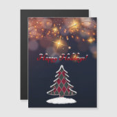 Kerstboom Magnetische Kaart (Voorkant / Achterkant)