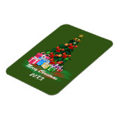 Kerstboom Magnetische Kaart Magneet (Linkerzijde)