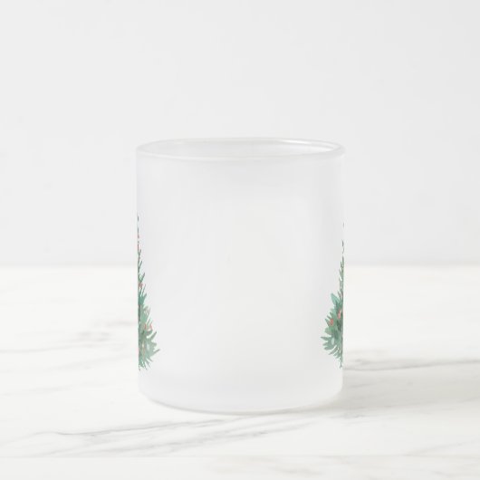 kerstboom matglas koffiemok (Center)