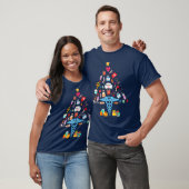 Kerstboom Medische hulpmiddelen Funny Zuster op Ke T-shirt (Unisex)