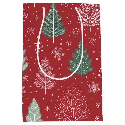 kerstboom medium cadeauzakje (Voorkant)