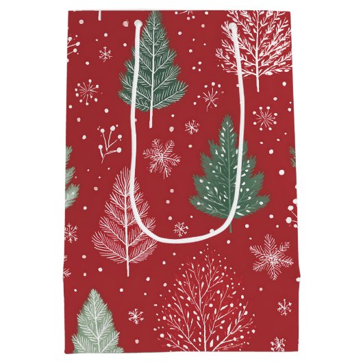 kerstboom medium cadeauzakje (Achterkant)