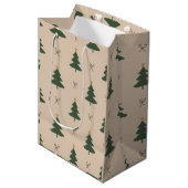 Kerstboom Medium Cadeauzakje (Voorkant Gekanteld)