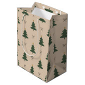 Kerstboom Medium Cadeauzakje (Achterkant Gekanteld)