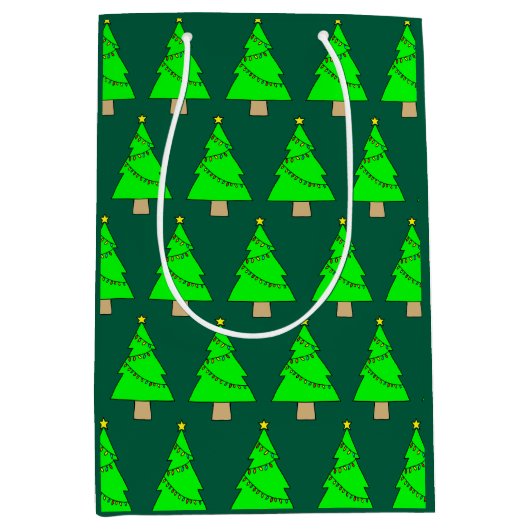 Kerstboom Medium Cadeauzakje (Voorkant)