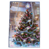 kerstboom  medium cadeauzakje (Achterkant)