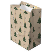 Kerstboom Medium Cadeauzakje (Achterkant Gekanteld)