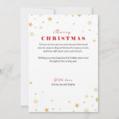 Kerstboom, meerdere moderne fotovakantiekaart feestdagenkaart (Achterkant)