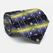 Kerstboom - Meisjes die lopen Stropdas (Opgerold)