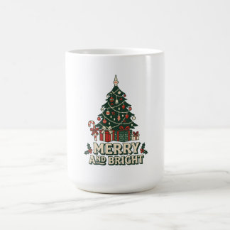 Kerstboom Merry and Bright Koffiemok
