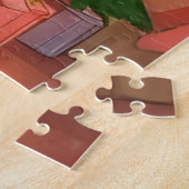 Kerstboom | Merry Christmas Schilderij Legpuzzel (Zijkant)