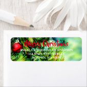 kerstboom met Baubles Etiket (Insitu)