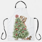 Kerstboom met Beer Schort (Voorkant)