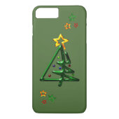 Kerstboom met buulkermis Case-Mate iPhone case (Achterkant)