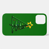 Kerstboom met buulkermis Case-Mate iPhone case (Achterkant (horizontaal))