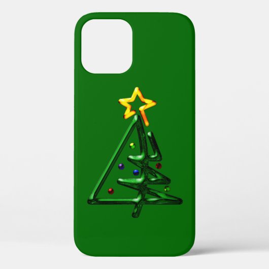 Kerstboom met buulkermis Case-Mate iPhone case (Achterkant)