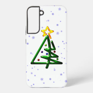 Kerstboom met buulkermis samsung galaxy hoesje
