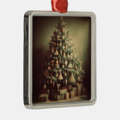Kerstboom met Cadeaus Boho Kerstvakantie Metalen Ornament (Rechts)
