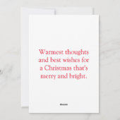 kerstboom met cadeaus feestdagenkaart (Achterkant)