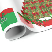 kerstboom met Cadeaus omslagpapier Cadeaupapier (Rol Hoek)