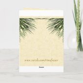 Kerstboom met cadeaus voor de kaart van mama en pa (Achterkant)