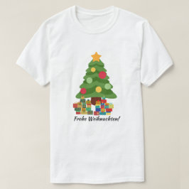 Kerstboom met cadeaus vrolijk kerstfeest. t-shirt