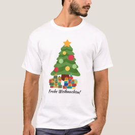 Kerstboom met cadeaus vrolijk kerstfeest. t-shirt