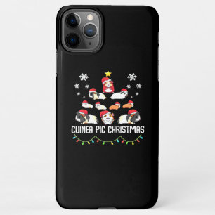 kerstboom met cavia's Funny Guinea Pig Lover iPhone 11Pro Max Hoesje