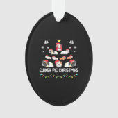 kerstboom met cavia's | Funny Guinea Pig Lover Ornament (voorkant)