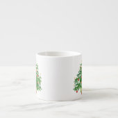 Kerstboom met een Ster & Hart Koekje Espresso Kop (Voorkant)