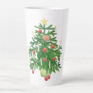 Kerstboom met een Ster & Hart Koekje Latte Mok