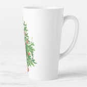 Kerstboom met een Ster & Hart Koekje Latte Mok (Rechts)