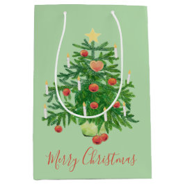 Kerstboom met een Ster & Hart Koekje Medium Cadeauzakje