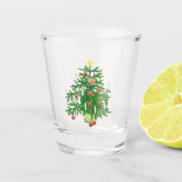 Kerstboom met een Ster & Hart Koekje Shot Glas