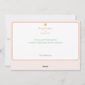 Kerstboom met een wilight-vakantiekaart feestdagenkaart (Achterkant)