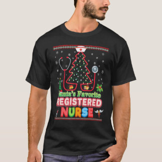 Kerstboom met favoriete verpleegster van Sinterkla T-shirt