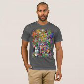 kerstboom met garneringen t-shirt (Voorkant volledig)