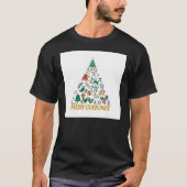 kerstboom met gele ster t-shirt (Voorkant)