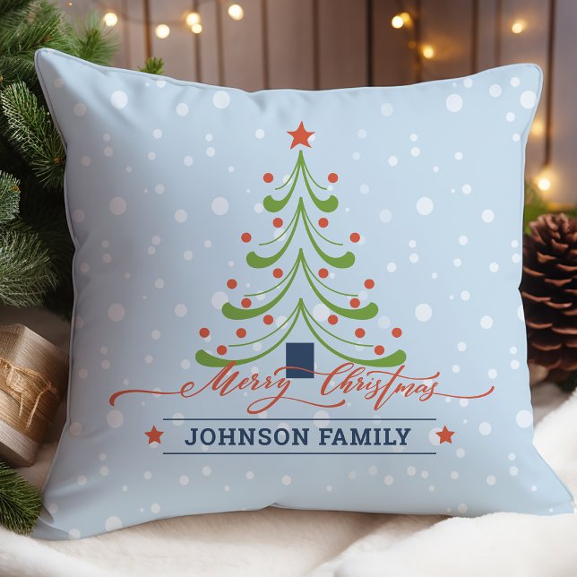 Kerstboom met gepersonaliseerde naam kussen (Creator heeft geüpload)